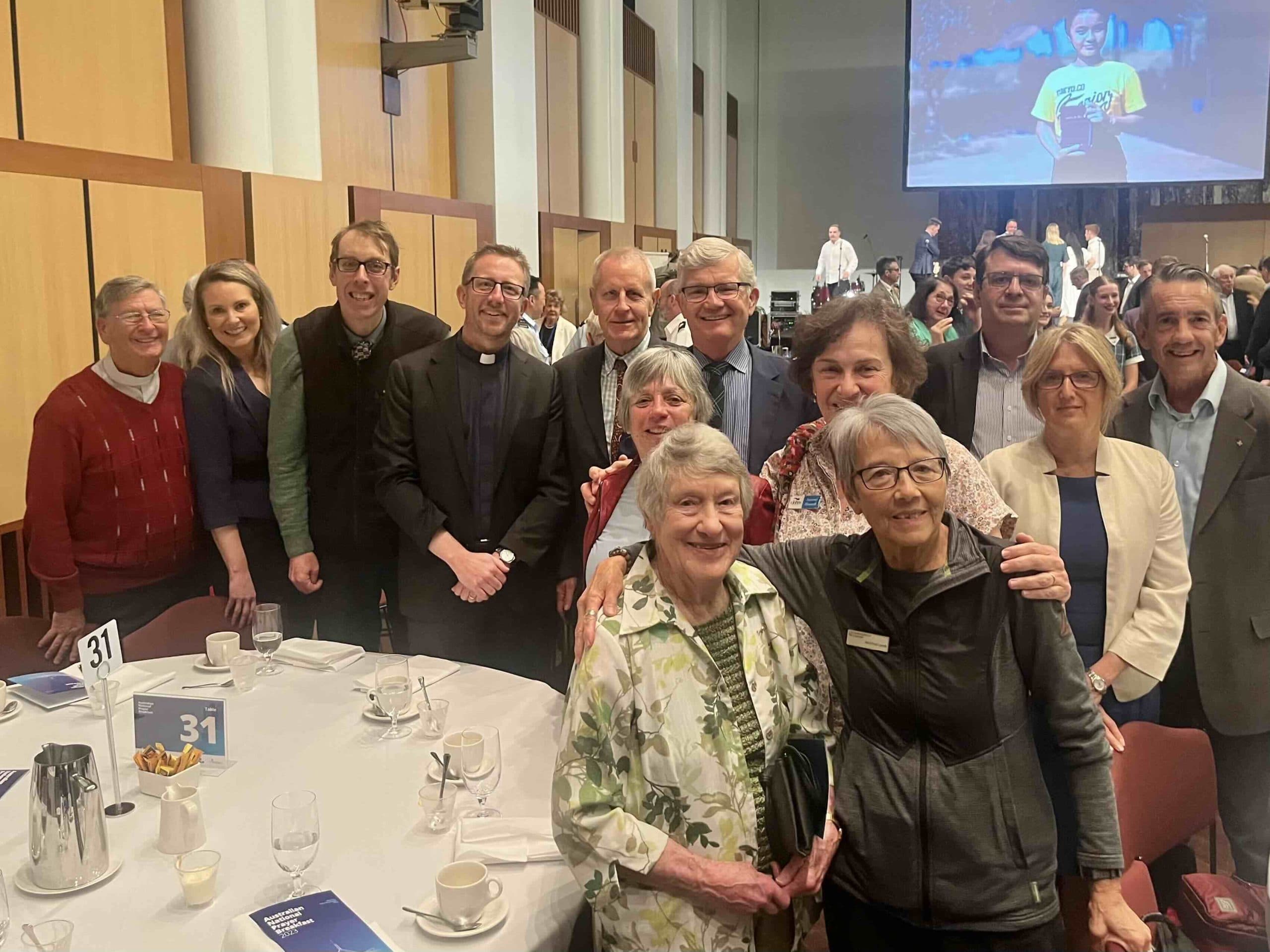 A local hub gathered for the National Prayer Breakfast livestream